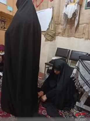 فروش و دوخت چادر ملی ایرانی در پایگاه بسیج سیدالشهدا (ع)