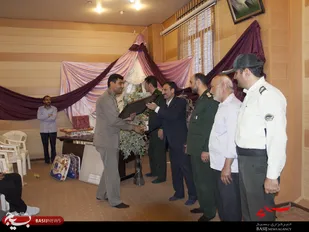 مراسم تکریم و معارفه فرمانده حوزه اميرالمومنين سپاه ناحيه نجف آباد برگزار شد/تصاوير