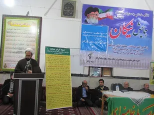 همایش نیکان با حضور علماء وفرماندهان پایگاه بسیج حوزه عاشورا سپاه گرگان