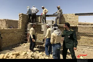 احداث خانه برای خانواده نیازمند در روستای راهجرد قهاوند