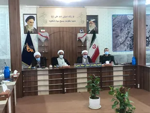 جلسه قرارگاه نبی اکرم (ص) سپاه ناحیه شاهرود برگزار شد