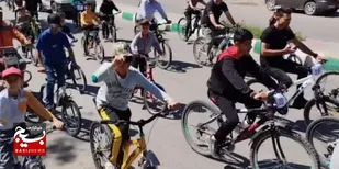گزارش تصویری از همایش دوچرخه سواری به مناسبت هفته ملی بدون دخانیات در باخرز