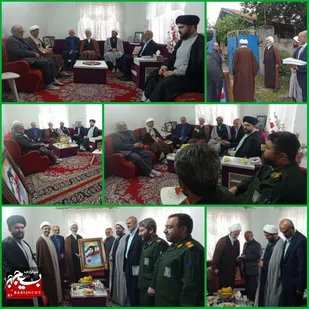 با حضور مسئول دفتر نمایندگی ولی فقیه در سپاه کربلا از خانواده شهیدان رضوی در نوشهر تجلیل بعمل آمد