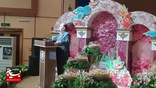 رونمایی از تمبر همایش ملی پسته شهرستان بردسکن
