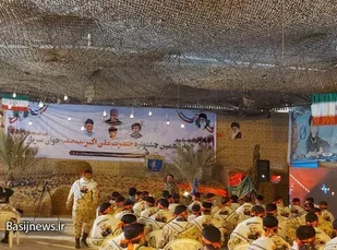 برگزاری چهاردهمین جشنواره حضرت علی&zwnj;اکبر جوان سرباز در اروندکنار