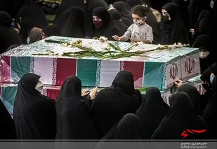 ۲ شهید گمنام در بهشت علی (ع) البرز تشییع و به خاک سپرده شدند