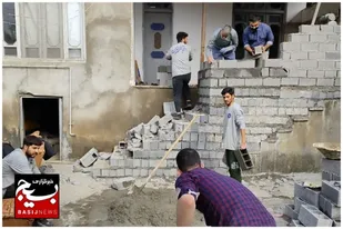 تکمیل خانه برای خانواده بی سرپرست توسط گروه جهادی شهید رادمهر