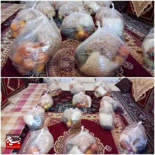 توزیع تنقلات به مناسبت شب یلدا بین نیازمندان