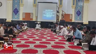 برگزاری همایش قرآنی بسیج با حضور قاریان تشیع و اهل سنت سیریکی