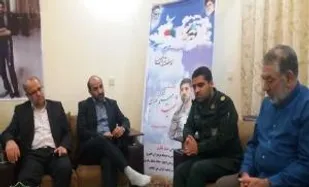 دیدار با خانواده شهید مدافع حرم میثم نظری