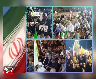طنین سرود ایثارورشادت در موج هفتادو نهم تجمع مردمی بندرهندیجان