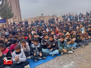 خواف غرق در شور مهدوی