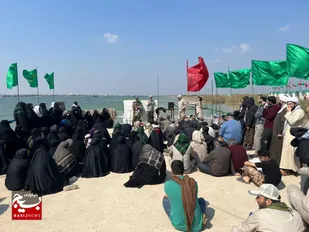 گوشه هایی از هفتمین دوره کاروان راهیان نور فاطمیون تبریز