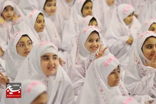 مراسم جشن تکلیف دانش آموزان دختر شهرستان ساری