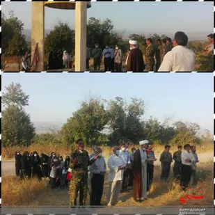 غباروبی گلزارشهدای روستای کیکانلو