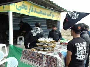 برپایی موکب بقعه مسجد تاریخی امام عسکری (ع) شاهرود