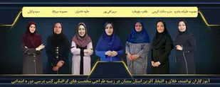 درخشش معلمان توانمند و خلاق مقطع ابتدایی شاهرود، در طراحی شخصیت&zwnj;های گرافیکی کتب درسی
