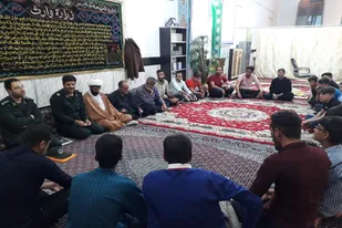دیدار فرمانده حوزه شهید &laquo;مبارکی&raquo; همدان با بزرگان و شورای پایگاه عشایر شهدای ترکاشوند