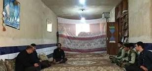 دیدار با خانواده های شهدا ی بخش خانمیرزا