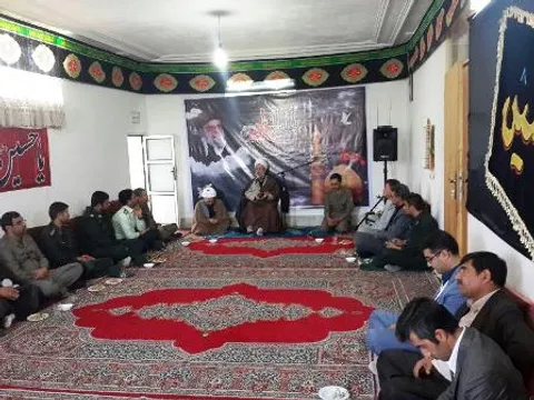 دیدار کارکنان ناحیه مانه و سملقان با امام جمعه شهر آشخانه