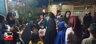 ترویج نمادهای ملی در موکب شهدای فرشتگان میناب &nbsp;