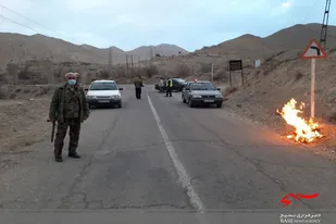 گشت محله محور بسیج در روستا ایج در سرخه برگزار شد
