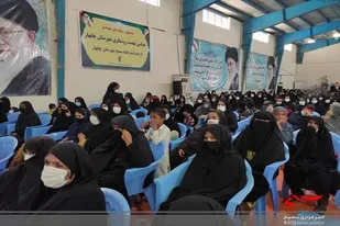 برگزاری نشست روشنگری نقش زنان در بسیج به همت فرهنگی هنری سپاه چابهار