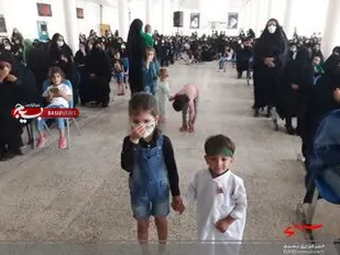 مراسم شیرخوارگان حسینی در باباحیدر