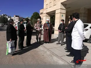 تجلیل و قدردانی مسئولین سپاه شهرستان جوانرود از پرستاران