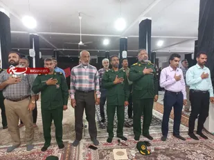 مراسم تکریم و معارفه فرمانده حوزه مقاومت بسیج حضرت رسول (ص) برنطین&zwnj;برگزارشد