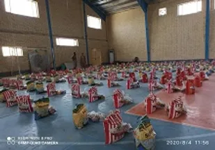 آماده سازی ۱۰۰۰ بسته کمک معیشتی در سپاه  راسک