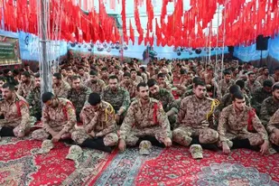 تجلیل از سربازان در کنگره ملی شهدای استان سمنان