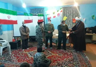 مراسم جشن ولادت حضرت زینب(س) در پایگاه بسیج کربلا