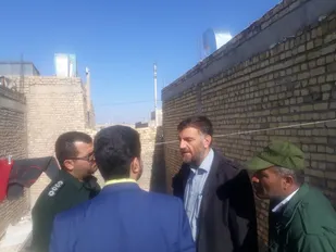 بازدید رئیس سازمان بسیج سازندگی استان از محله اسلامی شهرک شهید بهشتی شاهرود