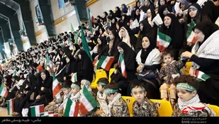 اجتماع عظیم بسیجیان در همدان برگزار شد
