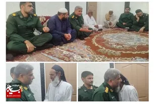دیدار با خانواده شهید سید محمد فولادی در چابهار