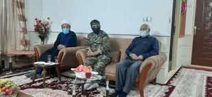 دیدار با خانواده های جانبازان و ایثارگران در سرخه