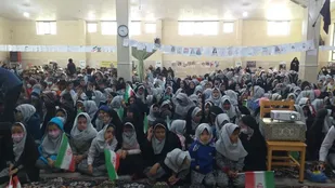 برگزاری اجتماع فرزندان حاج قاسم در شهر خوسف