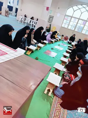 محفل قرآنی نوجوانان دهه هشتادی و نودی  در مسجد قائم (عج) شهر بهارستان