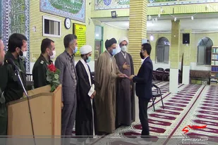 تکریم و معارفه فرمانده پایگاه بسیج شهید آوینی دامغان