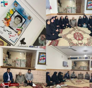دیدار مسئولان بسیج دانشجویی با خانواده معلم شهید علی&zwnj;حسین راشخوار