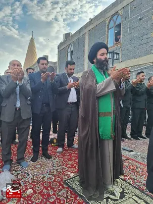اقامه نماز عید سعید فطر در شوش&nbsp;