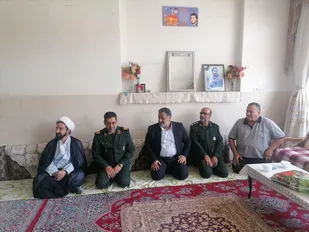دیدار فرمانده سپاه الغدیر با خانواده های شهدای جهادسازندگی