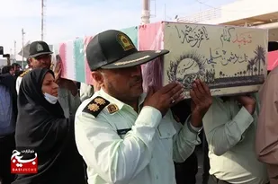 پیکر 5 شهید گمنام وارد هرمزگان شد