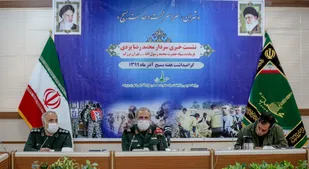 نشست خبری فرمانده سپاه حضرت محمد رسول الله (ص) تهران بزرگ بمناسبت هفته بسیج