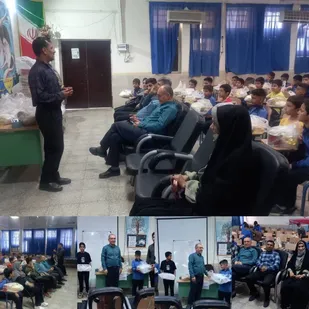 کمک های مومنانه به دانش آموزان بی بضاعت آغاجاری