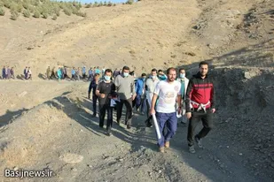 کوهپیمایی کارکنان سپاه و نیروی انتظامی اسدآباد