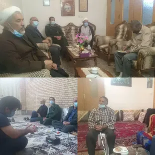 دیدار مسئولین سپاه شاهرود با خانواده شهدا دولت+ عکس