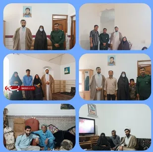 دیدار عیدانه از خانواده معزز شهدا