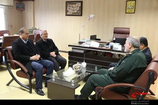 دیدار دبیرکل شورای عالی آموزش و پرورش کشور با فرمانده سپاه استان همدان